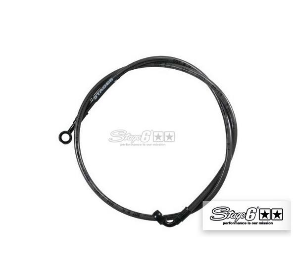 Durite de frein avant Stage 6 110cm dotée de raccords orientés 90/25 anti-torsion