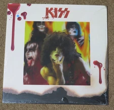 KISS BLOOD AND FIRE 2LP BLUE VINYL RECORD SET SEALED ATLANTA, GEORGIA 7/24/12
