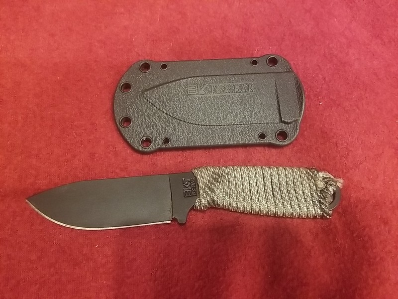 Randall’s Adventure ESEE BKT KA-BAR Fixed Blade Survival Knife with Sheath