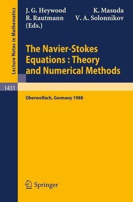 The Navier-Stokes Equations Theory and Numerical Methods | Heywood (u. a.) | vii