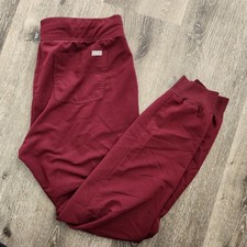 FIGS Technical Collection Burgundy Jogger Scrub Pants XL Tall W18SW2005T