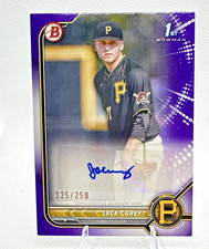 2022 Bowman Paper Prospect Auto Purple Border /250 Jack Carey #PPA-JC Auto