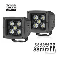 2x 3inch 100w Led Cube Pods Work Light Bar Spot Driving Fog Offroad Atv Utv Suv 2x 3inch 100w Led Cube Pods Work Light Bar Spot Driving Fog Offroad Atv Utv Suv
