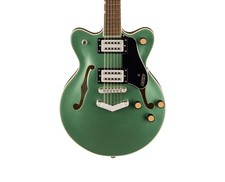 Used Gretsch G2655 Streamliner Center Block Jr DC V-Stoptail Steel Olive
