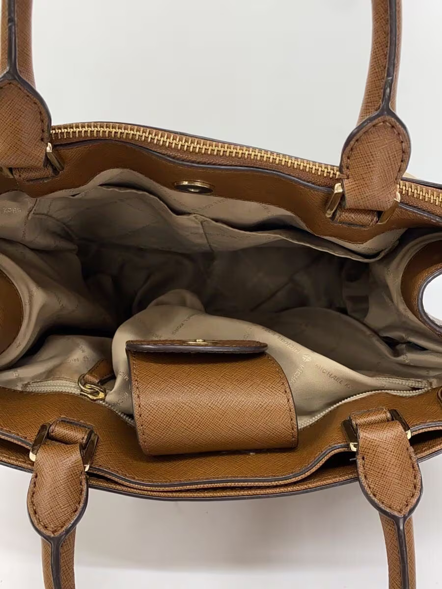 MICHAEL KORS Tote Bag Leather BRW ox-1905 thumbnail 6