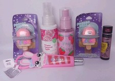 Girls Makeup Lot Claires Lip Gloss Body Spray Highlighter New 6pc Easter Basket