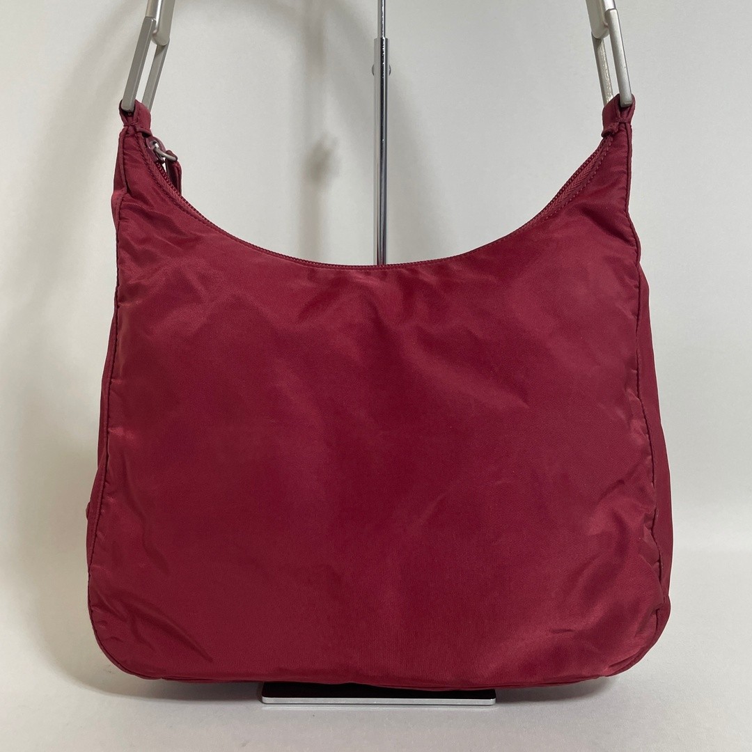 Prada One Shoulder Bag Nylon Red thumbnail 3