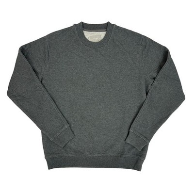 EVERLANE Mens Track Crew Sweatshirt XS Heather Gray Organic Cotton NWT B69