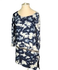 ETHEREAL LOS ANGELES LONG SLEEVE MULTI DYE MADE IN USA TOP/Mini Dress Small