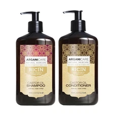 Arganicare | Duo Shampoo + Conditioner | Castor | Growth Accelerator |... 