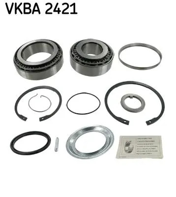 SKF Radlagersatz mit Wellendichtring VKBA 2421 Position 2. Vorderachse Höhe 143mm Länge 153mm Breite 153mm - OE Qualität - Bild 2