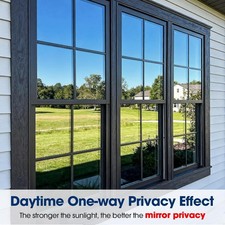 17.5x78.7" Coavas Window Film One Way Privacy UV Heat Block Reflective Office