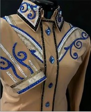 Western Showmanship Horsemanship Pleasure Show Shirt -Taffeta Show Shirt