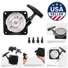 Lightweight Pull Start for 33cc-49cc 2-Stroke Engines - Durable and Efficient