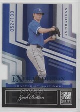 2007 Donruss Elite Extra Edition Aspirations Die-Cut 52/100 Zach Britton #50 0d2