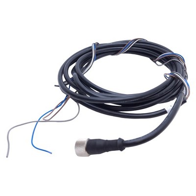 Banner MQDEC2-515 Single-Ended Cordset M12 5-Pin Female to Flying Leads, 13ft
