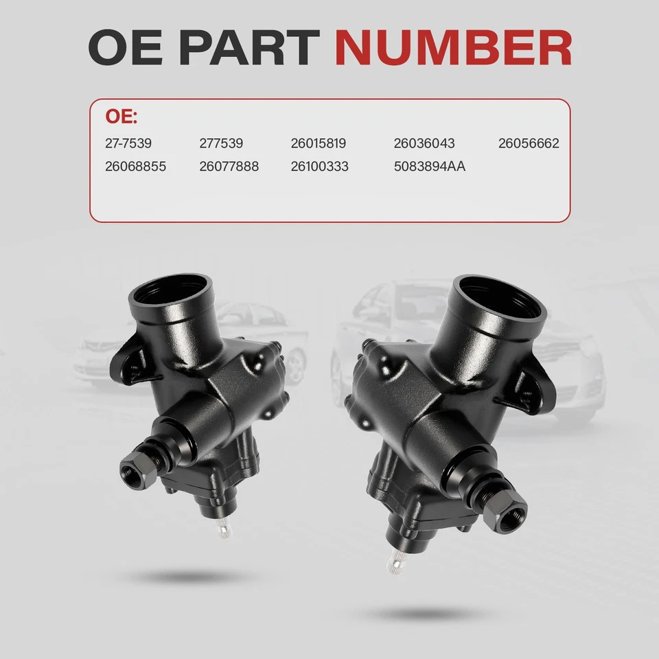 Power Steering Gear Box For Dodge Ram 1500 2500 Chevrolet C2500 C35 K3500 Tahoe Foto 3 de 4