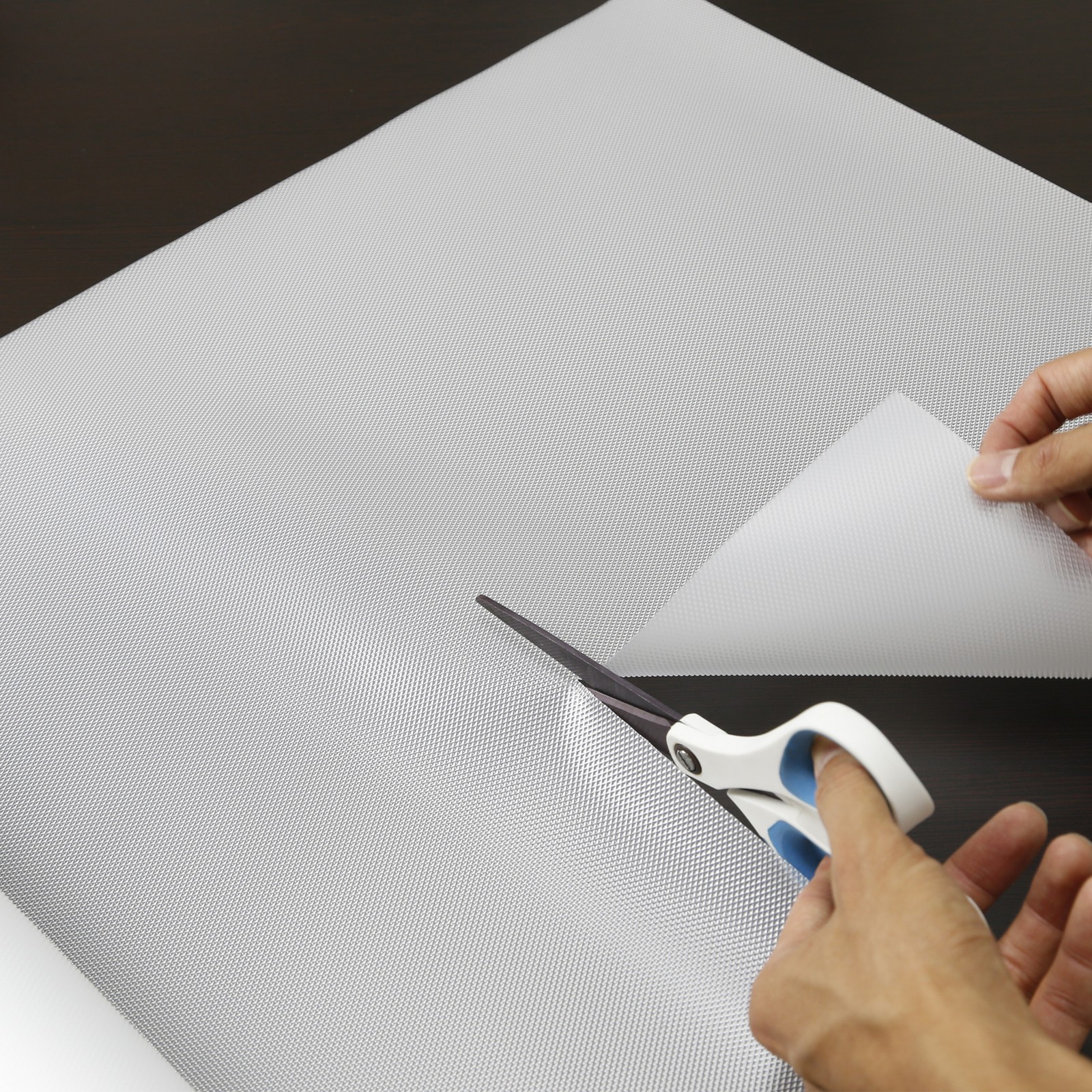 Clevr Premium 18 in. x 15 ft. Non-Adhesive Shelf Liner, Clear (6 Rolls)