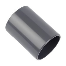 Solvent Grey 32mm (36mm) Waste Pipe Coupling - Bag of 5 - FREE Next-Day Delivery