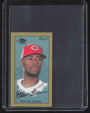 2025 Topps T205 Mini Imprint Auto Blue Back Hunter Greene JW1-2