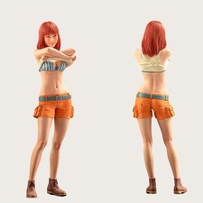 Anime Girl Resin Figure 1/12 Scale Unpainted Bikini & Shorts Model Kit Collectib