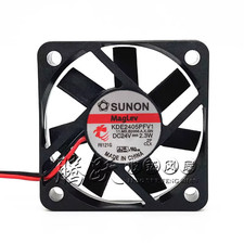 1PCS SUNON KDE2405PFV1 DC24V 5010 2.3W 2-wire inverter fan 5cm