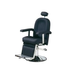 Barber Chair Comair Men's Styling Chair Hamburg Black Salon Equipment