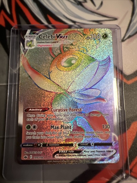 Celebi VMAX (Secret) 199/198 Swsh06: Sword & Shield - Chilling Reign Holo