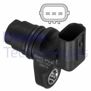 CAMSHAFT POSITION SENSOR INTAKE SIDE SS11357 DELPHI NEW OE REPLACEMENT - Picture 2 of 8