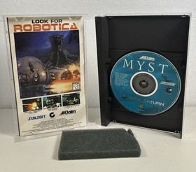 Sega Saturn Console & 5 games WORKING Daytona, Myst, Tomb Raider, Virtua Fighter