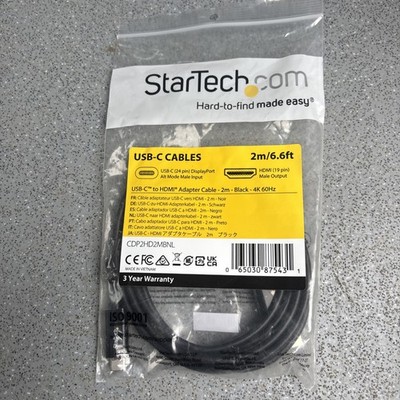 StarTech.com USB-C auf HDMI 2m Adapterkabel 4K 60Hz - BRANDNEU versiegelte Verpackung