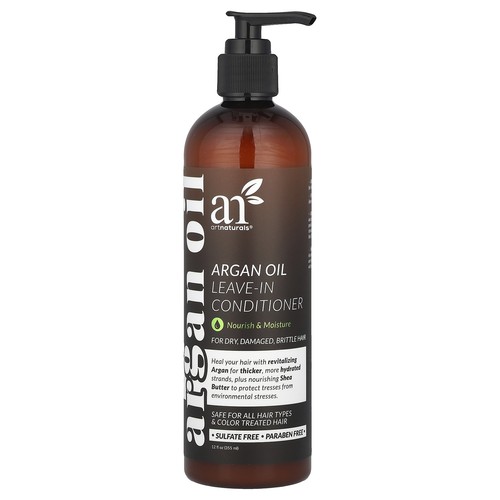Argan Oil Leave-In Conditioner, For Dry, Damaged, Brittle Hair, 12 fl oz (355