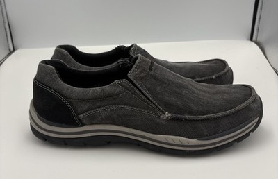 Skechers Relaxed Fit Expected Avillo Casual Shoes Black Grey 10 64109