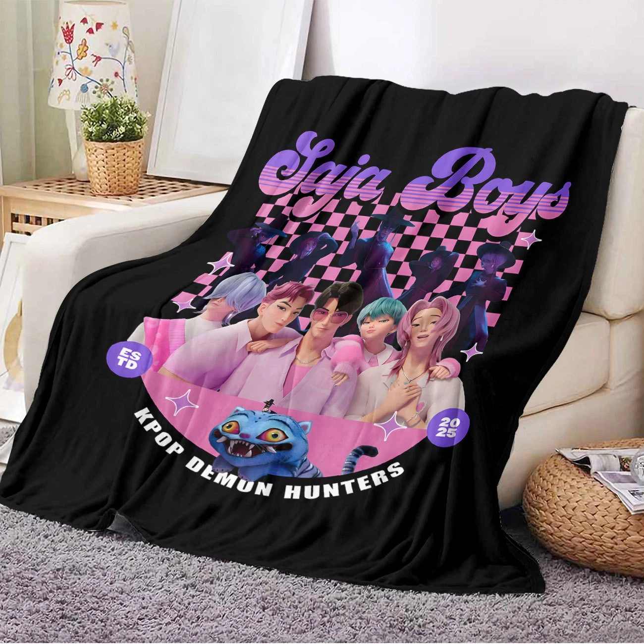 Saja Boys Cozy Fleece Blanket