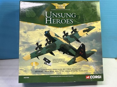 1/144 CORGI LOCKHEED HERCULES AC 130A GUNSHIP 16TH SOS 8TH TFW UBON RTAFB THAILA