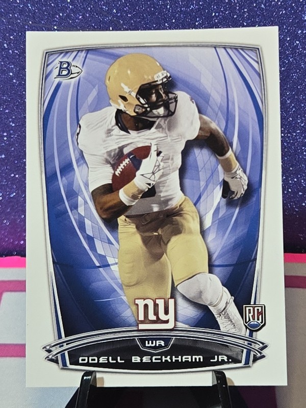 Odell Beckam Jr. 2014 Bowman #8 LSU Tigers New York Giants Rookie RC