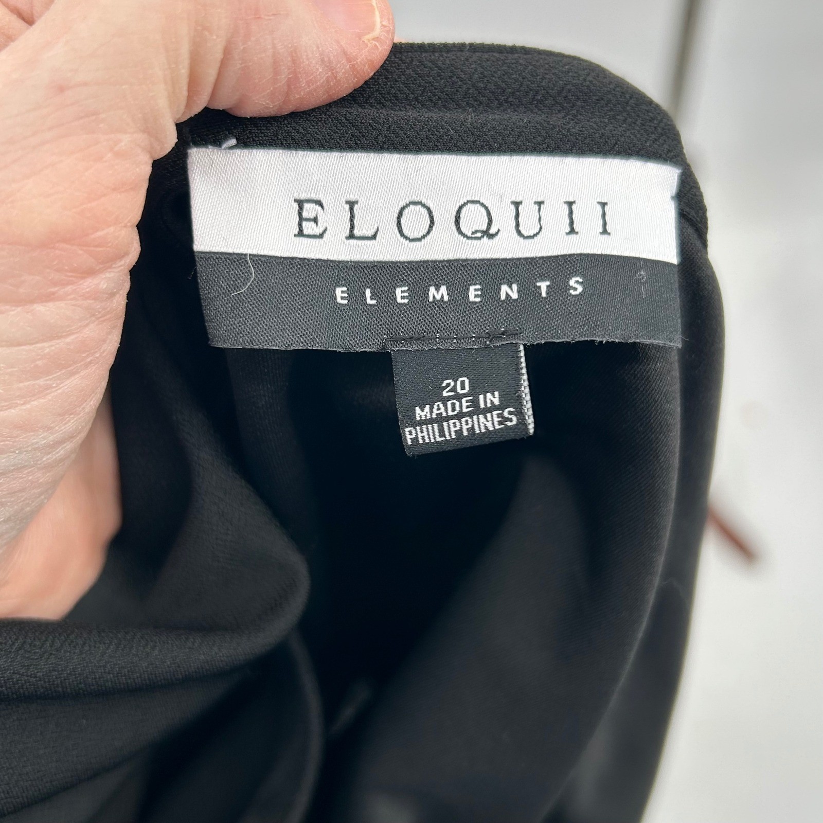 ELOQUII ELEMENTS Wms Black Holiday Jumpsuit 20  W… - image 3