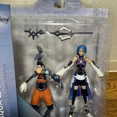 ディズニー キングダムハーツ アクア＆グーフィー フィギュア Kingdom Hearts Birth by Sleep Aqua & Goofy Action Figure | eBay