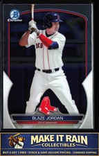 Blaze Jordan 2023 Bowman Chrome Prospects #BCP-101 Boston Red Sox Prospect