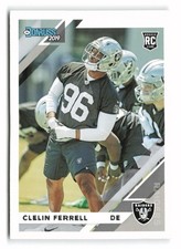 2019 Donruss #254 Clelin Ferrell Rookie Oakland Raiders RC