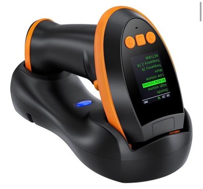 Barcode Scanner Wireless with Screen: Pro Version 1D 2D QR with Setting Keypad