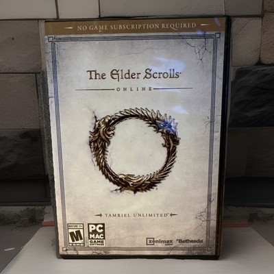 Elder Scrolls Online Tamriel Unlimited PC Mac Zenimax Bethesda 4 Discs