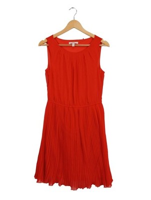 ESPRIT Chiffonkleid Damen Kleid Gr. DE 38 rot Casual-Look