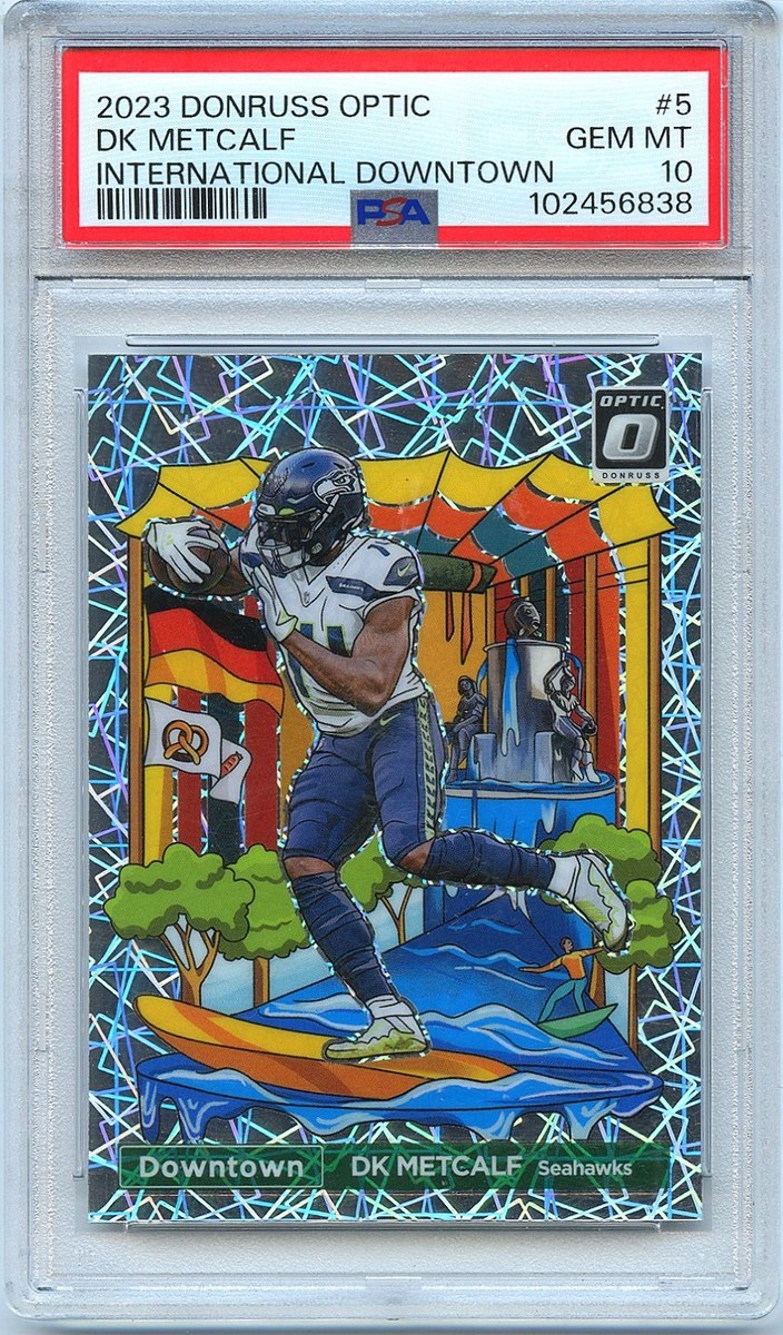 DK Metcalf 2023 Optic International Downtown SSP CASE HIT Seahawks