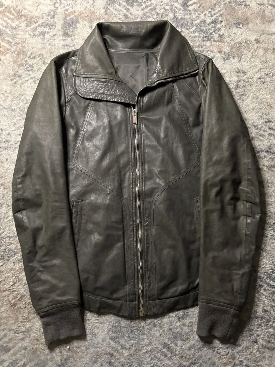 Rick Owens Leather Outer Shell Brown Coats, Jackets & Vests for