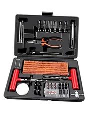  98PCS Tire Repair Kit, Professional Heavy Duty Tire Plug Kit, 98 Piece Set