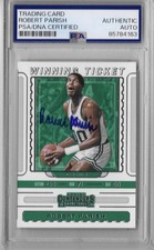 2019 Contenders Winning Ticket #30 Robert Parish Signed PSA DNA Slabbed Auto