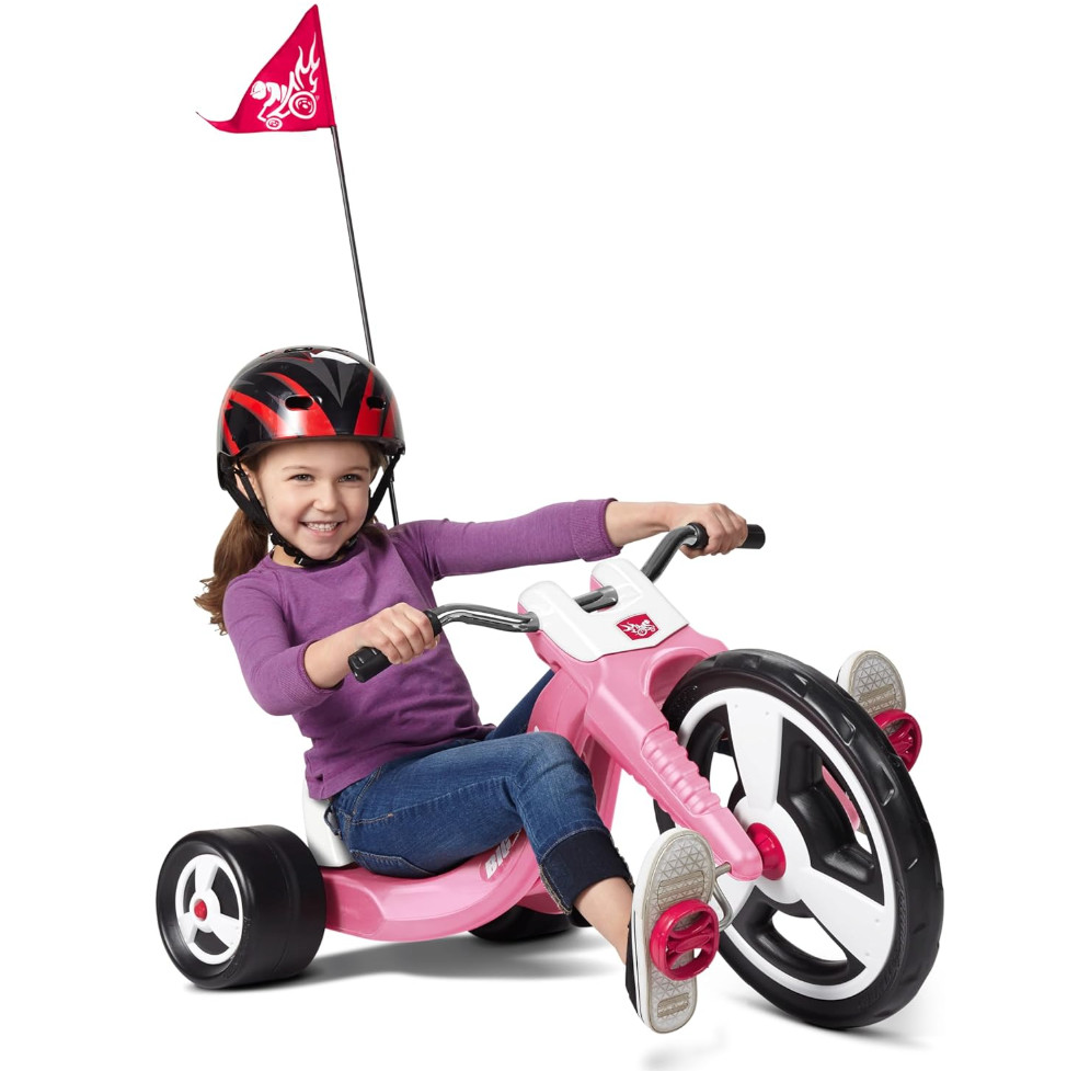 Radio Flyer Sport Tricycle 16" Chopper Style Ride-On Pink Ki