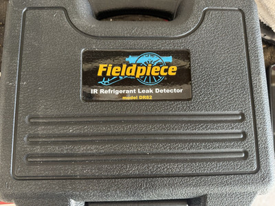 Fieldpiece DR82 Infrared Digital Refrigerant Leak Detector Kit w/ Case Manual