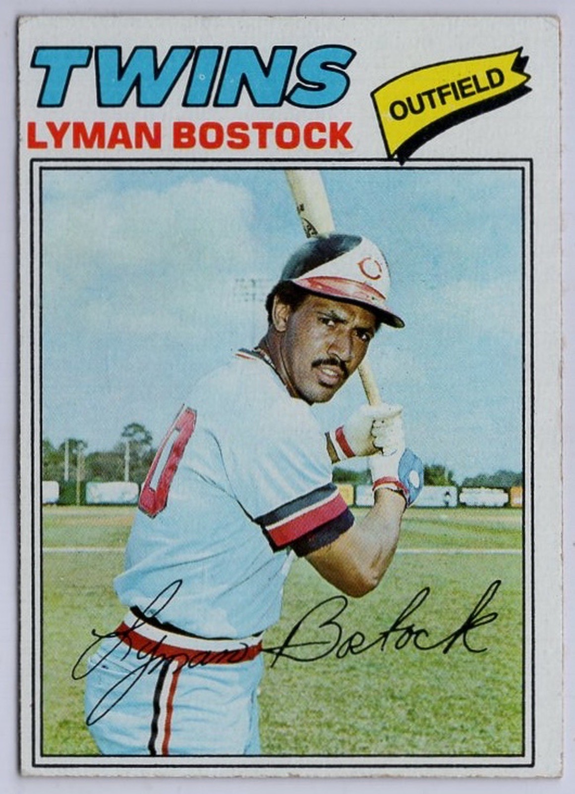 1977 Topps #531 Lyman Bostock in EX Condition Twins